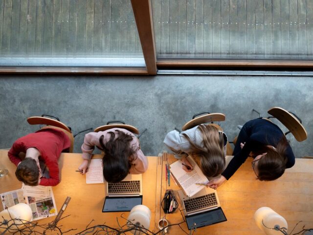 Photo of children home schooling