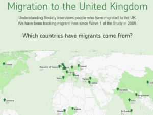 Migration dataset map