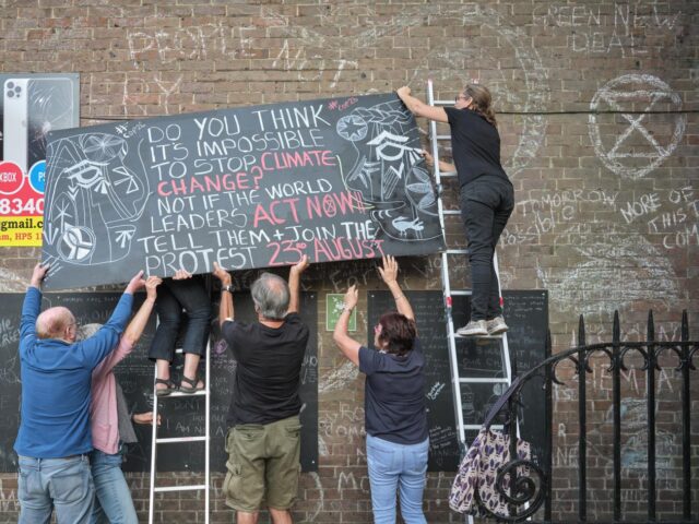 Photo of climate change protestors