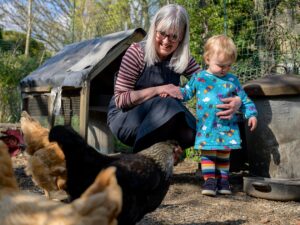 Photo of woman and grandchild