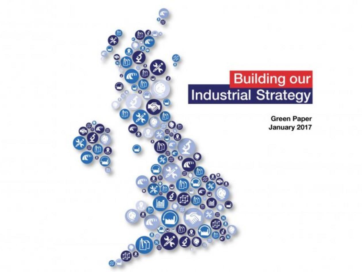 front cover of government industrial strategy document