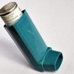 an asthma inhaler